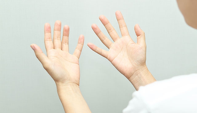 手足がしびれる